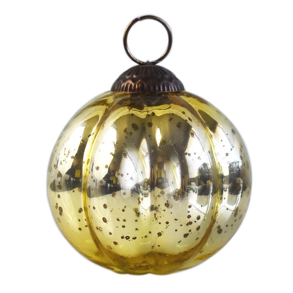 4 Pack | Gold Vintage Elegance Assorted Ornaments Set - Great Gift Idea, Vintage-Style Decorations for Christmas, Special Occasions, Home Decor and Parties