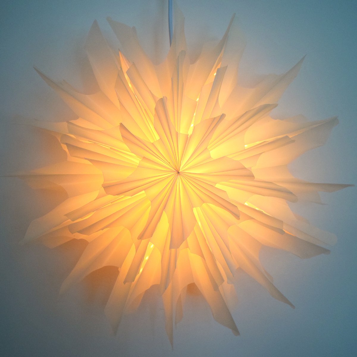 3-PACK + CORD + BULBS | Icicle Snowflake Star Lantern Pizzelle Combo Kit - Ideal for Holiday and Snowflake Decorations, Weddings, Parties, and Home Decor