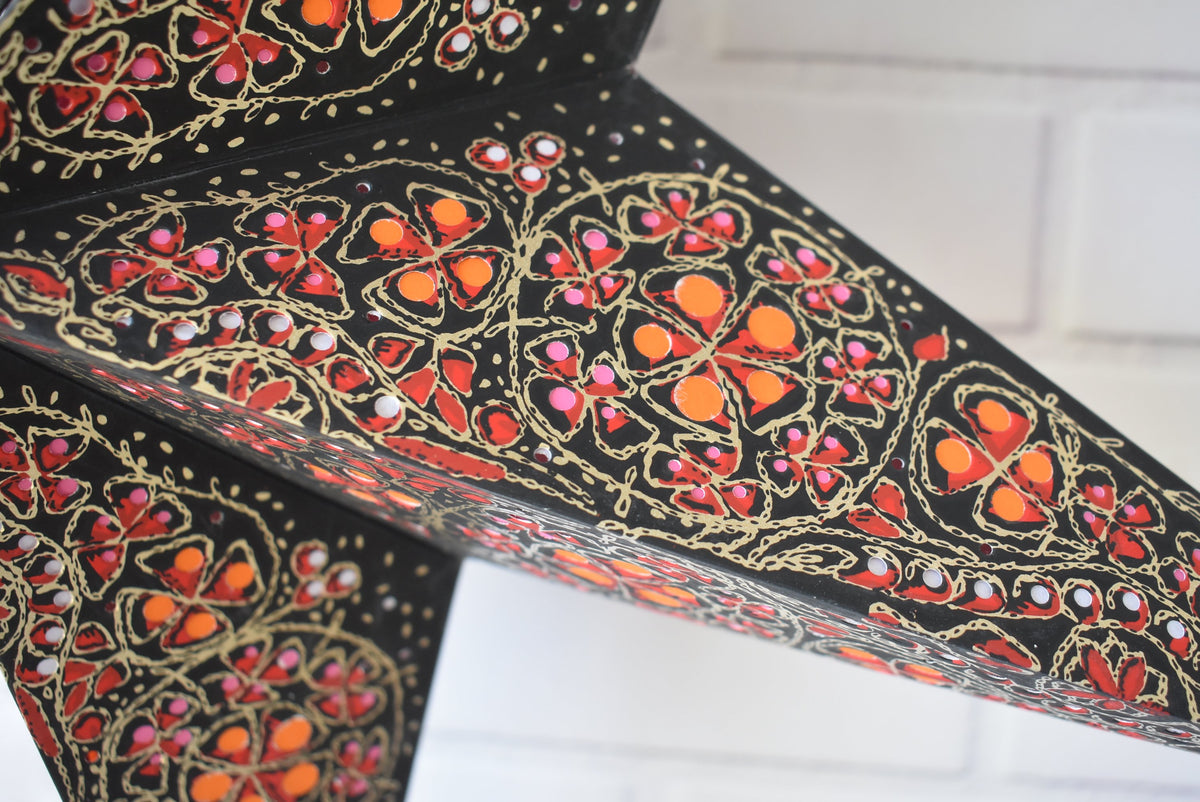 24" Red Garden Paper Star Lantern, Hanging Wedding & Party Decoration - PaperLanternStore.com - Paper Lanterns, Decor, Party Lights & More