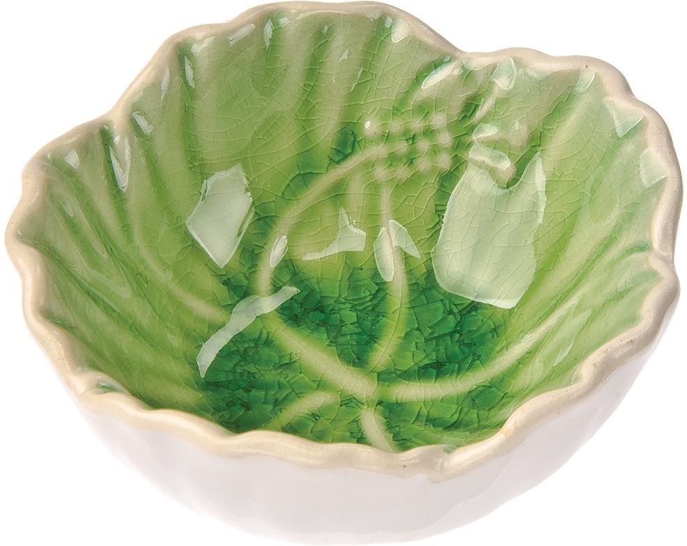 Green Hibiscus Ceramic Sauce Dish - PaperLanternStore.com - Paper Lanterns, Decor, Party Lights &amp; More