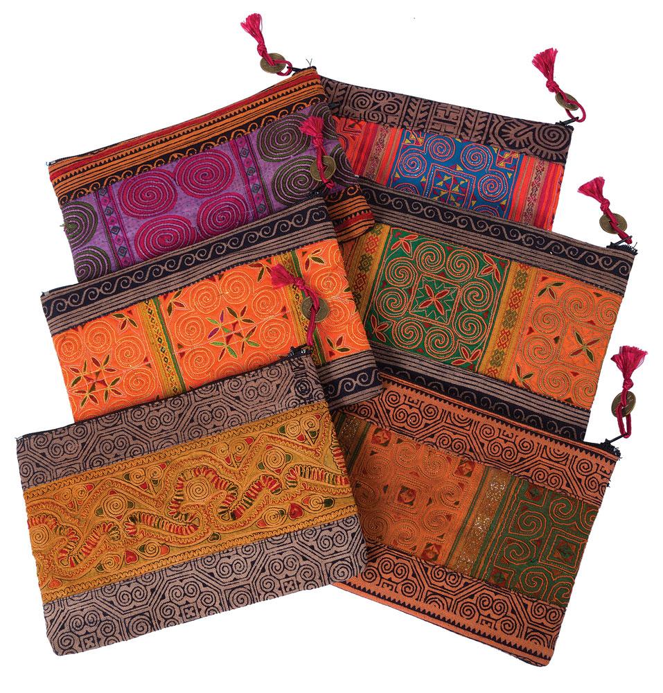 Pawinee Hill Tribe Handmade Clutch - PaperLanternStore.com - Paper Lanterns, Decor, Party Lights &amp; More