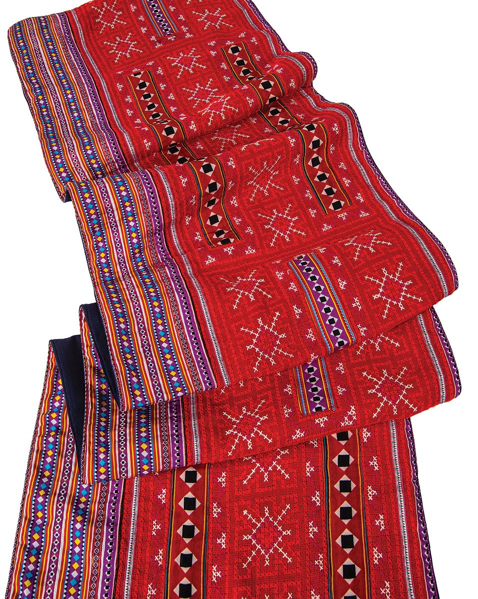 Sumalee Hill Tribe Handmade Table Runner - PaperLanternStore.com - Paper Lanterns, Decor, Party Lights &amp; More