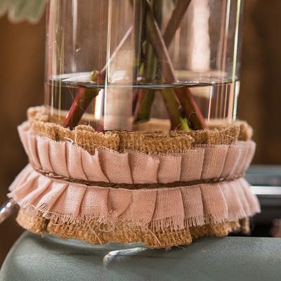 Ruffled Jute Ribbon Trim - PaperLanternStore.com - Paper Lanterns, Decor, Party Lights &amp; More
