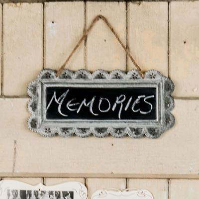 Large Scalloped Frame Tin Sign with Chalkboard - PaperLanternStore.com - Paper Lanterns, Decor, Party Lights &amp; More