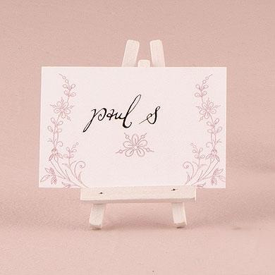Small White Wooden Easels - 6 pack - PaperLanternStore.com - Paper Lanterns, Decor, Party Lights &amp; More