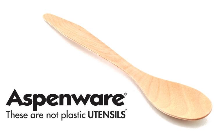 Compostable Wooden Spoons - 25 pack - PaperLanternStore.com - Paper Lanterns, Decor, Party Lights &amp; More