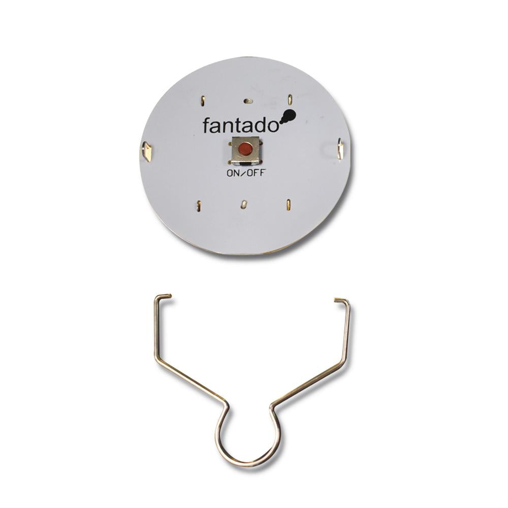 BULK PACK (24) OmniDisk Low Profile LED Hanging Light For Paper Lanterns, Cool White (Battery Powered) - PaperLanternStore.com - Paper Lanterns, Decor, Party Lights &amp; More
