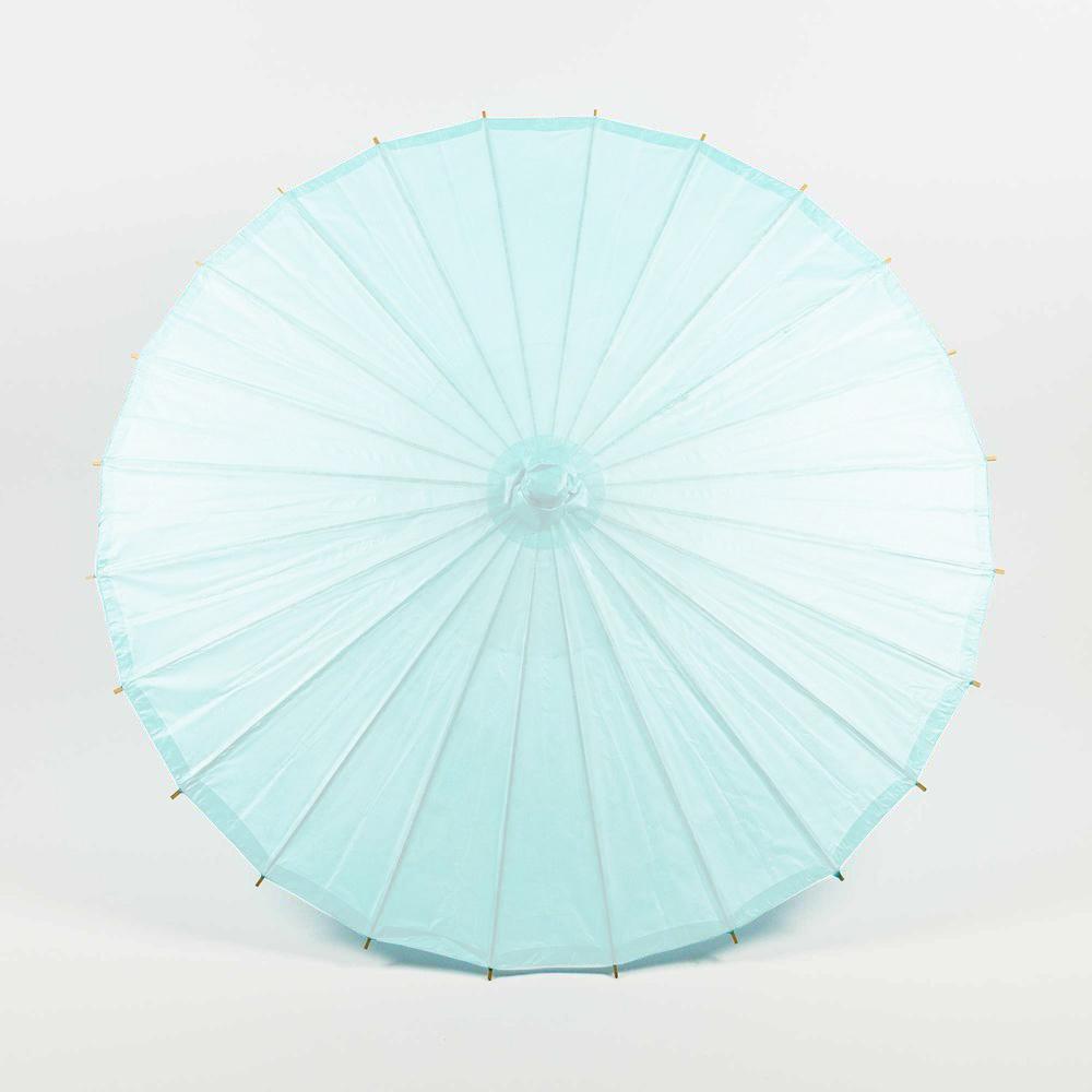 32" Arctic Spa Blue Paper Parasol Umbrella with Elegant Handle (Estimated Arrival Date: 4/18/22)