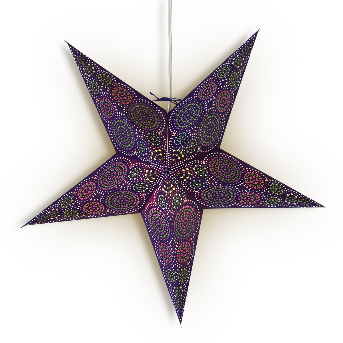 24&quot; Blue Aussie Paper Star Lantern, Hanging Wedding &amp; Party Decoration - PaperLanternStore.com - Paper Lanterns, Decor, Party Lights &amp; More