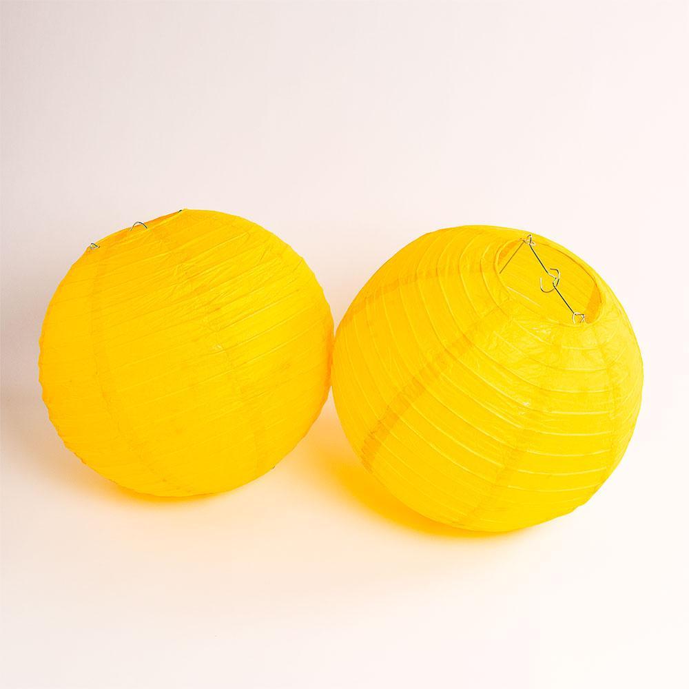 Baltimore Pro Football Paper Lanterns 6pc Combo Tailgating Party Pack (Purple/Yellow) - by PaperLanternStore.com - Paper Lanterns, Decor, Party Lights &amp; More