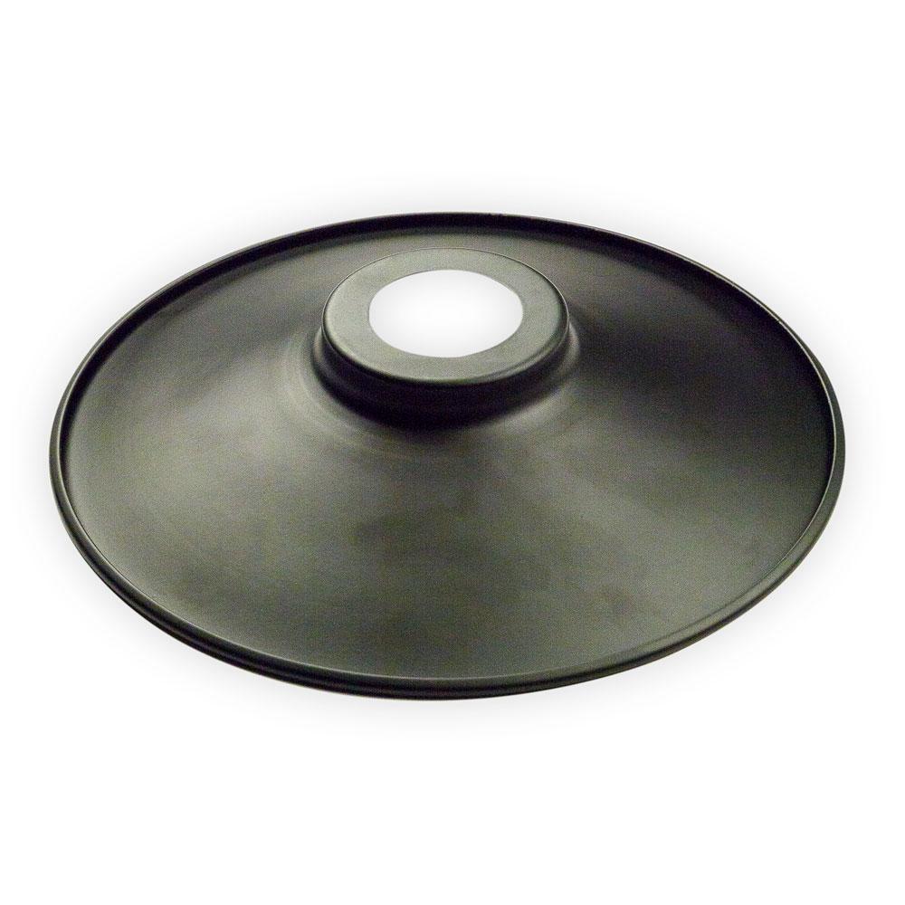 (12 Pack) Classic Metal Patio Light Bulb Shade Cover for Outdoor Commercial String Lights, E26, Black