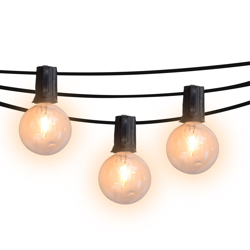 12&quot; Chinese New Year Mix Paper Lantern String Light COMBO Kit (21 FT, EXPANDABLE, Black Cord)