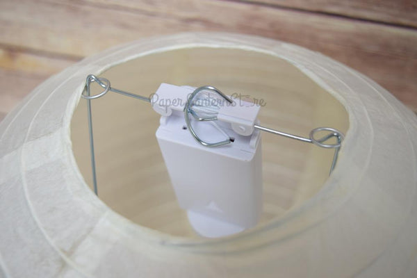 BULK PACK (5) 16&quot; Silver Round Paper Lantern, Even Ribbing, Chinese Hanging Wedding &amp; Party Decoration - PaperLanternStore.com - Paper Lanterns, Decor, Party Lights &amp; More