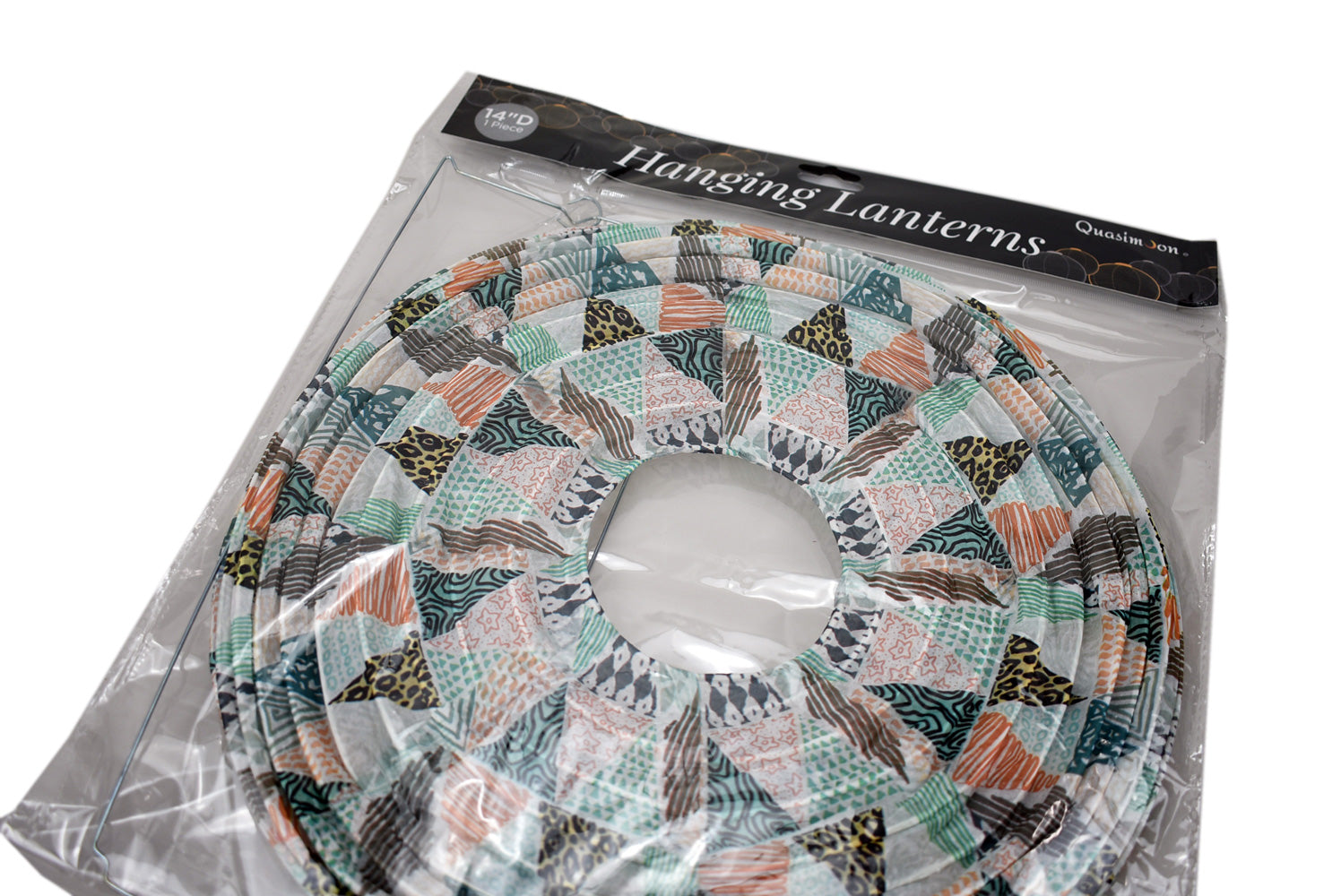 14 Inch Bohemian In the Rough Patterned Premium Paper Lantern - PaperLanternStore.com - Paper Lanterns, Decor, Party Lights & More