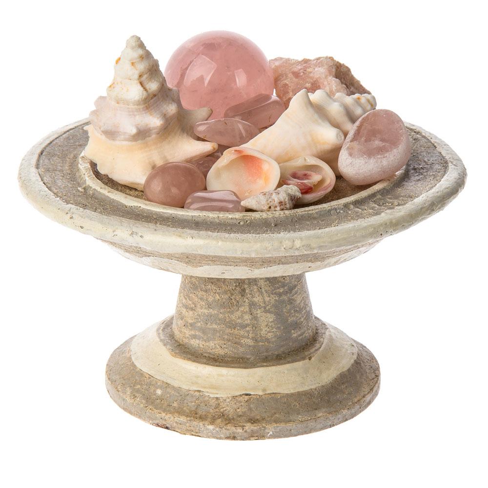 Wooden Pedestal-Whitewash - PaperLanternStore.com - Paper Lanterns, Decor, Party Lights &amp; More