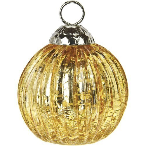 2.25" Gold Mercury Glass Mona Glass Place Card Holder - PaperLanternStore.com - Paper Lanterns, Decor, Party Lights & More