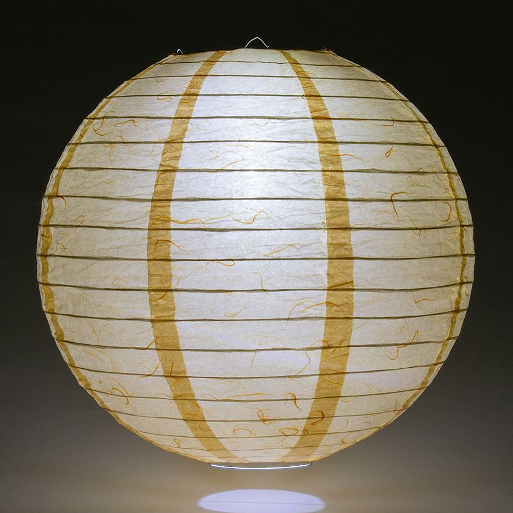 12&quot; Ivory Dragon Cloud Beige Premium Texture Fibrous Paper Lantern - PaperLanternStore.com - Paper Lanterns, Decor, Party Lights &amp; More