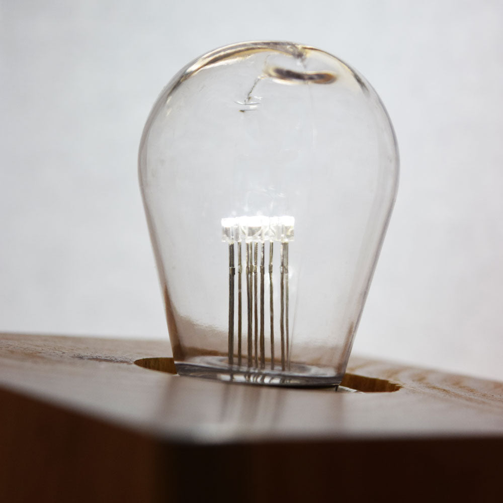 10 Socket Outdoor Commercial String Light Set, Shatterproof LED Light Bulbs Cool White, 21 FT Black Cord, Weatherproof - PaperLanternStore.com - Paper Lanterns, Decor, Party Lights &amp; More