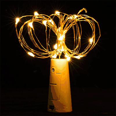 3 Ft 20 Super Bright Warm White LED Battery Operated Wine Bottle lights With Cork DIY Fairy String Light For Home Wedding Party Decoration