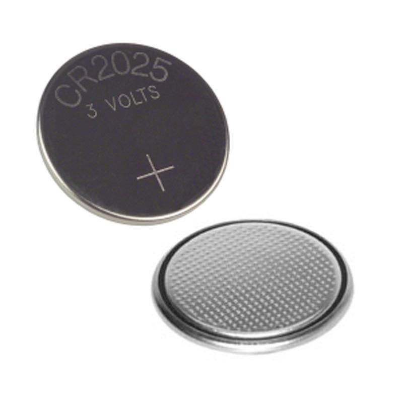 CR2025 Coin Cell Batteries for LED Lights and Remote Controls (5 Pack)