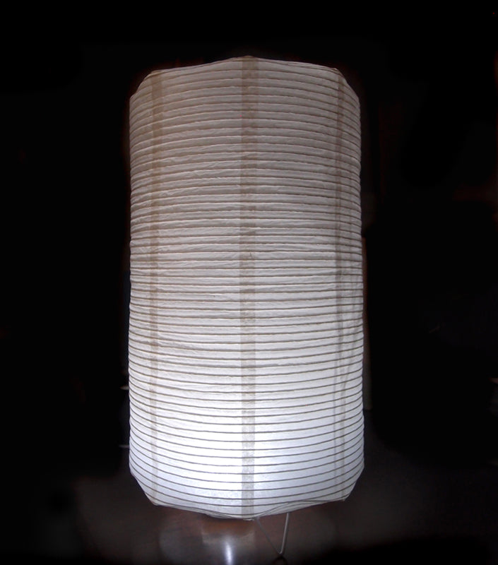 Cylinder Centerpiece Candle Lantern with Fine Lines - PaperLanternStore.com - Paper Lanterns, Decor, Party Lights &amp; More
