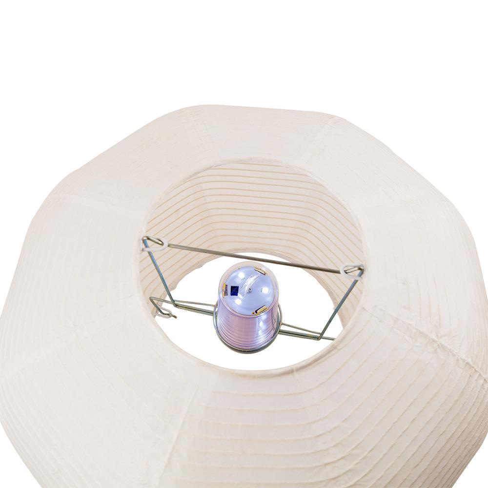 Cylinder Fine Line Cool White LED Table Top Lantern Lamp Light KIT w/ Remote, Omni360 Battery Powered - PaperLanternStore.com - Paper Lanterns, Decor, Party Lights &amp; More