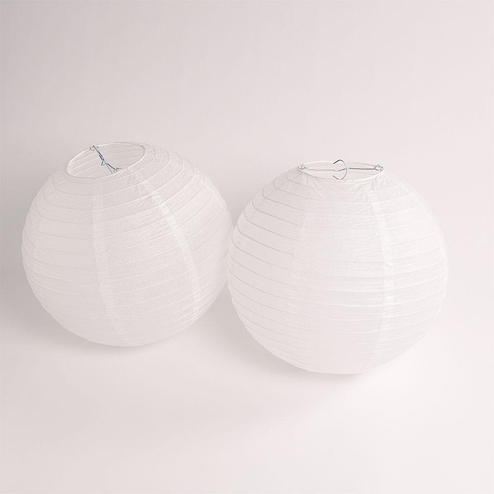 Denver Pro Football Paper Lanterns 6pc Combo Tailgating Party Pack (Orange / White)  - by PaperLanternStore.com - Paper Lanterns, Decor, Party Lights &amp; More