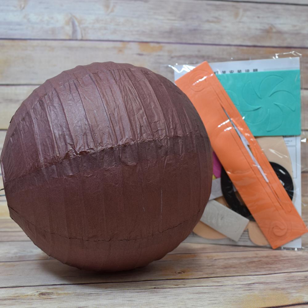 8" Paper Lantern Animal Face DIY Kit - Monkey (Kid Craft Project) Chinese New Year - PaperLanternStore.com - Paper Lanterns, Decor, Party Lights & More