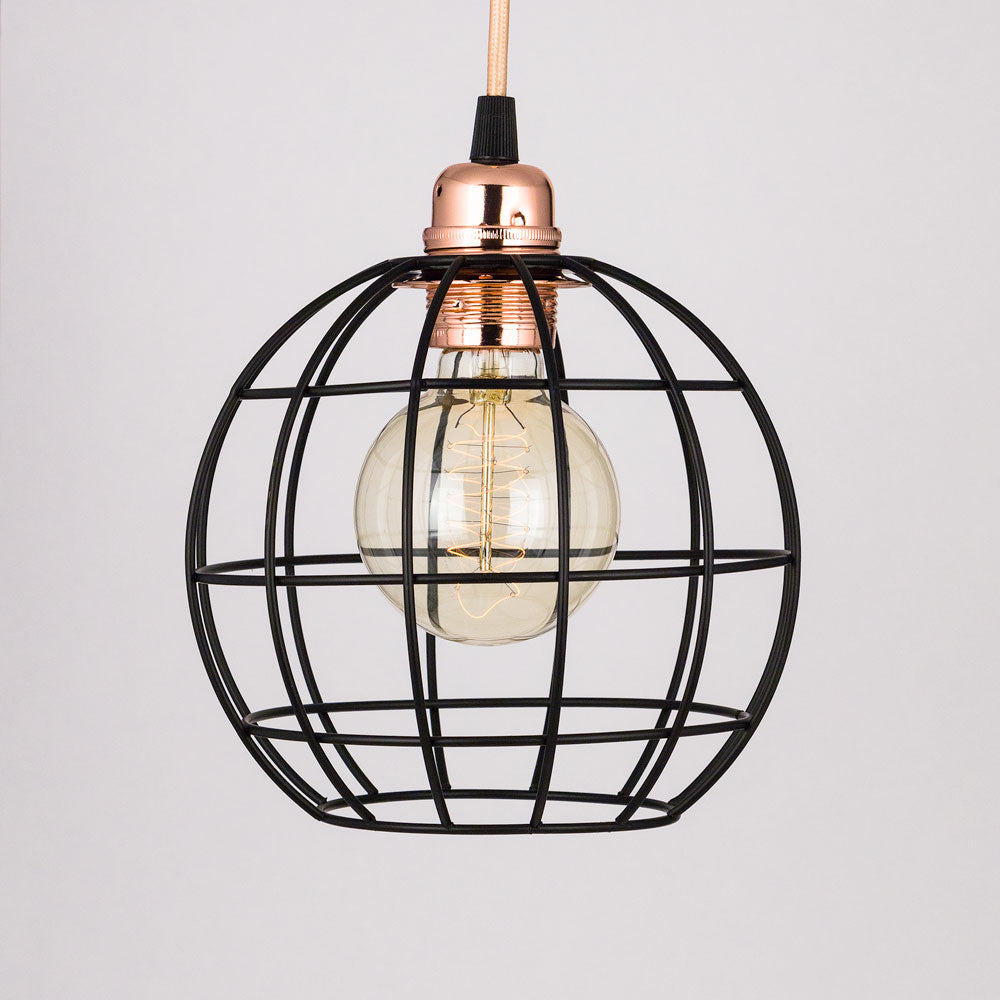 Sphere Shaped Vintage Edison Light Bulb Cage for Pendant Lights *Bulb Cage Only - PaperLanternStore.com - Paper Lanterns, Decor, Party Lights & More