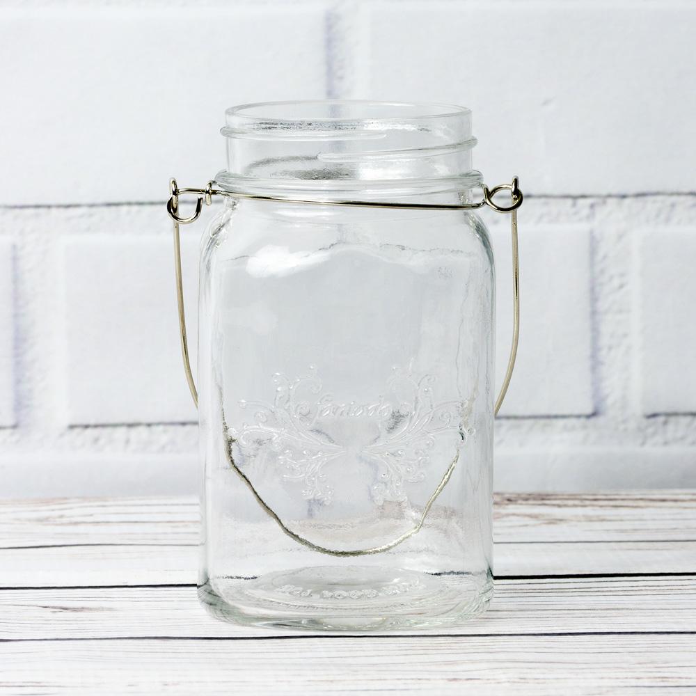 6-Pack Mason Jars with Handle for DIY Crafts, 16oz / 32oz - Various Colors and Sizes Available - PaperLanternStore.com - Paper Lanterns, Decor, Party Lights &amp; More