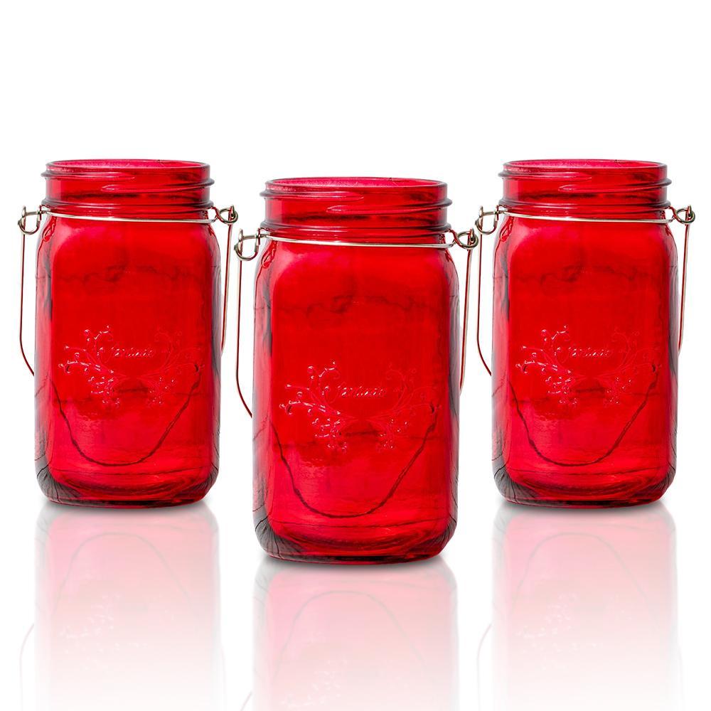 6-Pack Mason Jars with Handle for DIY Crafts, 16oz / 32oz - Various Colors and Sizes Available - PaperLanternStore.com - Paper Lanterns, Decor, Party Lights &amp; More