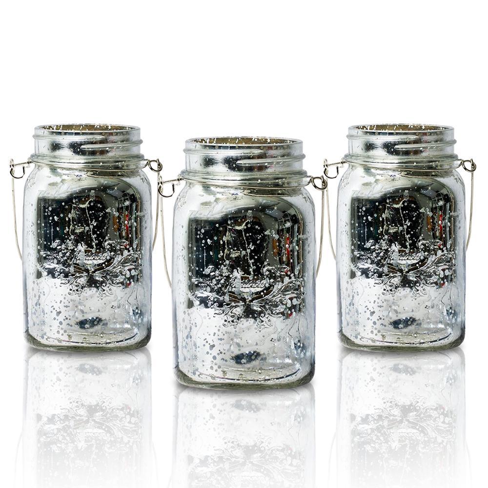 6-Pack Mason Jars with Handle for DIY Crafts, 16oz / 32oz - Various Colors and Sizes Available - PaperLanternStore.com - Paper Lanterns, Decor, Party Lights &amp; More