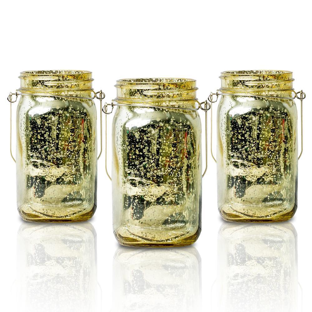 6-Pack Mason Jars with Handle for DIY Crafts, 16oz / 32oz - Various Colors and Sizes Available - PaperLanternStore.com - Paper Lanterns, Decor, Party Lights &amp; More