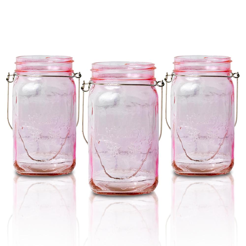 6-Pack Mason Jars with Handle for DIY Crafts, 16oz / 32oz - Various Colors and Sizes Available - PaperLanternStore.com - Paper Lanterns, Decor, Party Lights &amp; More