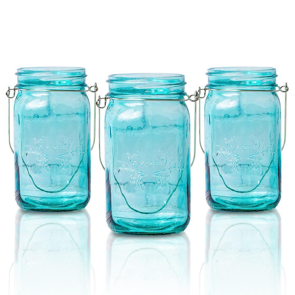 6-Pack Mason Jars with Handle for DIY Crafts, 16oz / 32oz - Various Colors and Sizes Available - PaperLanternStore.com - Paper Lanterns, Decor, Party Lights &amp; More