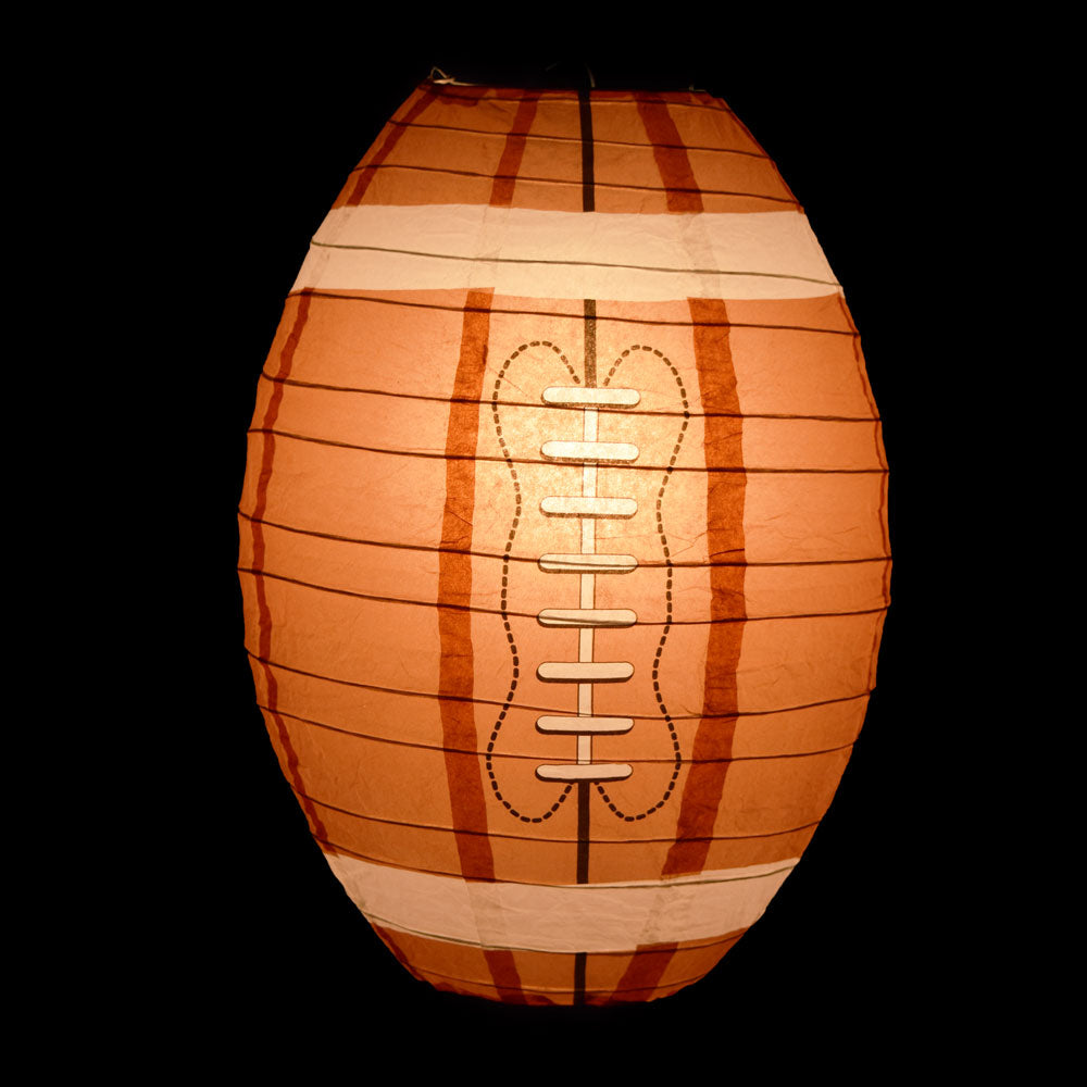 Football Paper Lantern Shaped Sports Hanging Decoration Novelty for Super Parties - PaperLanternStore.com - Paper Lanterns, Decor, Party Lights &amp; More