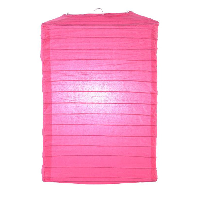 Fuchsia Hako Paper Lantern - PaperLanternStore.com - Paper Lanterns, Decor, Party Lights & More