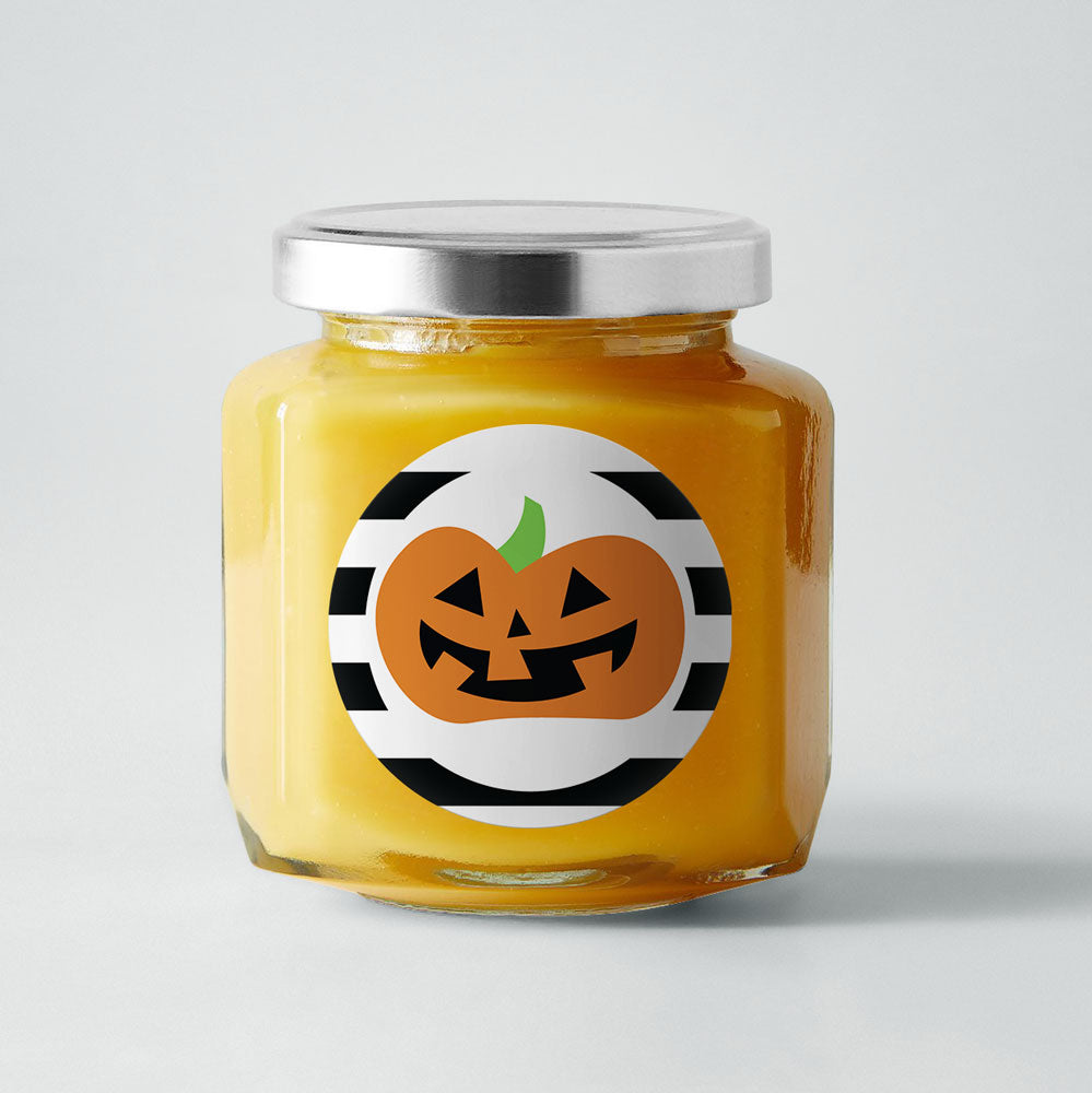 2.5 Inch Halloween Party Circle Label Stickers for Party Favors &amp; Invitations (Pre-Set Designed, 24 Labels) - PaperLanternStore.com - Paper Lanterns, Decor, Party Lights &amp; More