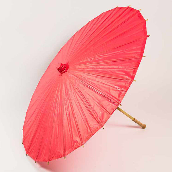 32 Inch Red Paper Parasol Umbrella - LunaBazaar.com - Discover.Decorate. Celebrate.