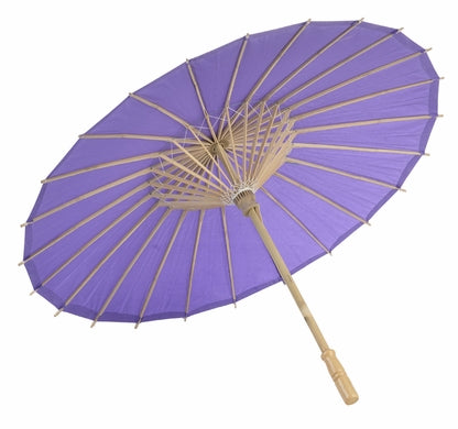 BULK PACK (6) 32&quot; Purple Paper Paper Parasol Umbrellas - PaperLanternStore.com - Paper Lanterns, Decor, Party Lights &amp; More