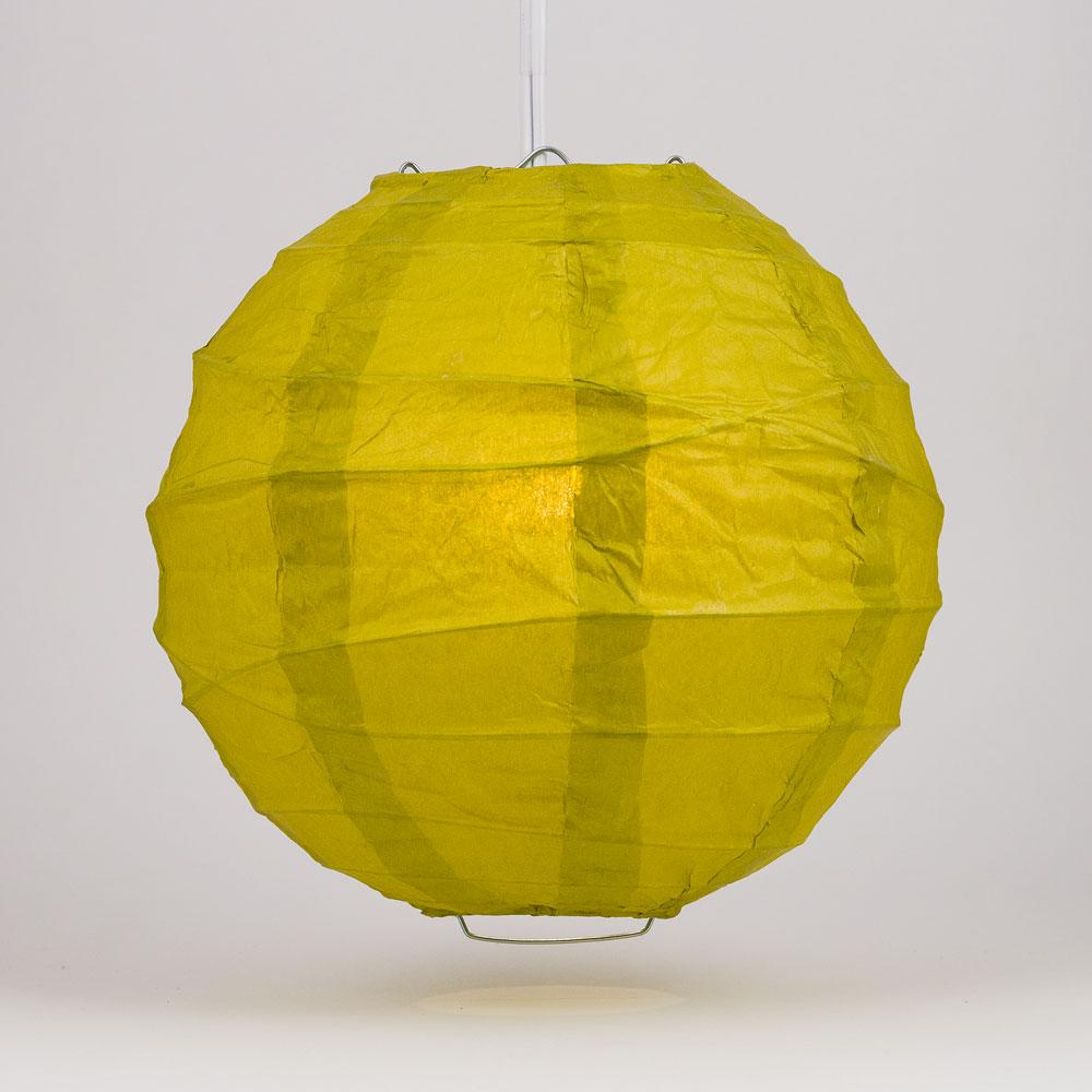 BLOWOUT 5 PACK | 12&quot; Pear Crisscross Ribbing, Hanging Paper Lanterns