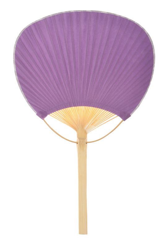 9&quot; Purple Paddle Paper Hand Fans for Weddings (10 Pack) - PaperLanternStore.com - Paper Lanterns, Decor, Party Lights &amp; More