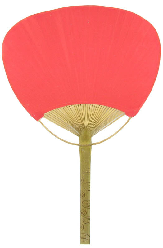 9&quot; Red Paddle Paper Hand Fans for Weddings (10 Pack) - PaperLanternStore.com - Paper Lanterns, Decor, Party Lights &amp; More