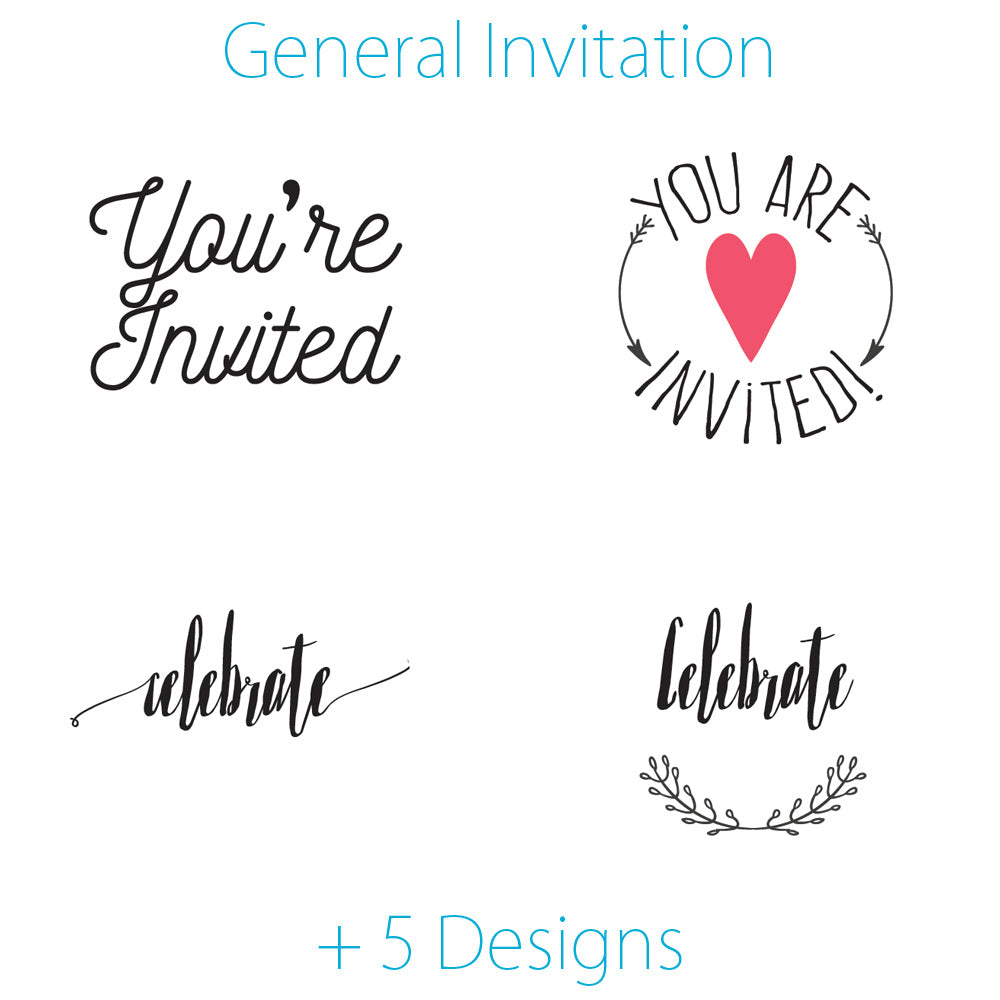Sample Invitaion Sticker Your Invited To A Party Labels