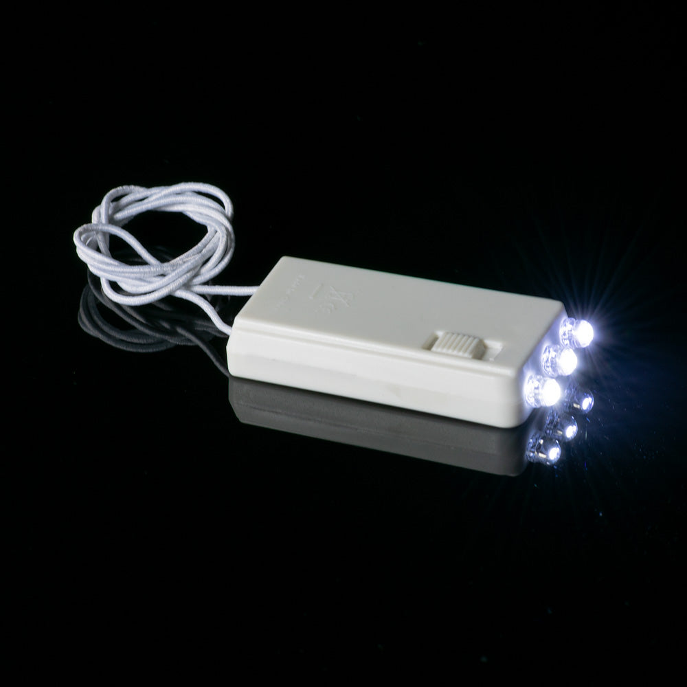 3-LED Hanging Battery Light For Lanterns, Cool White (Battery Powered) - PaperLanternStore.com - Paper Lanterns, Decor, Party Lights &amp; More