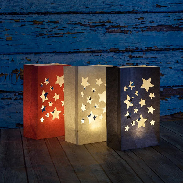 Fantado MoonBright™ 6-LED Luminary / Luminaria Bag Light - Warm White (Battery Powered) - PaperLanternStore.com - Paper Lanterns, Decor, Party Lights &amp; More