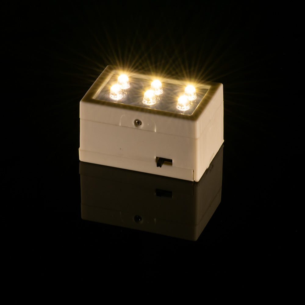 Fantado MoonBright™ 6-LED Luminary / Luminaria Bag Light - Warm White (Battery Powered) - PaperLanternStore.com - Paper Lanterns, Decor, Party Lights &amp; More