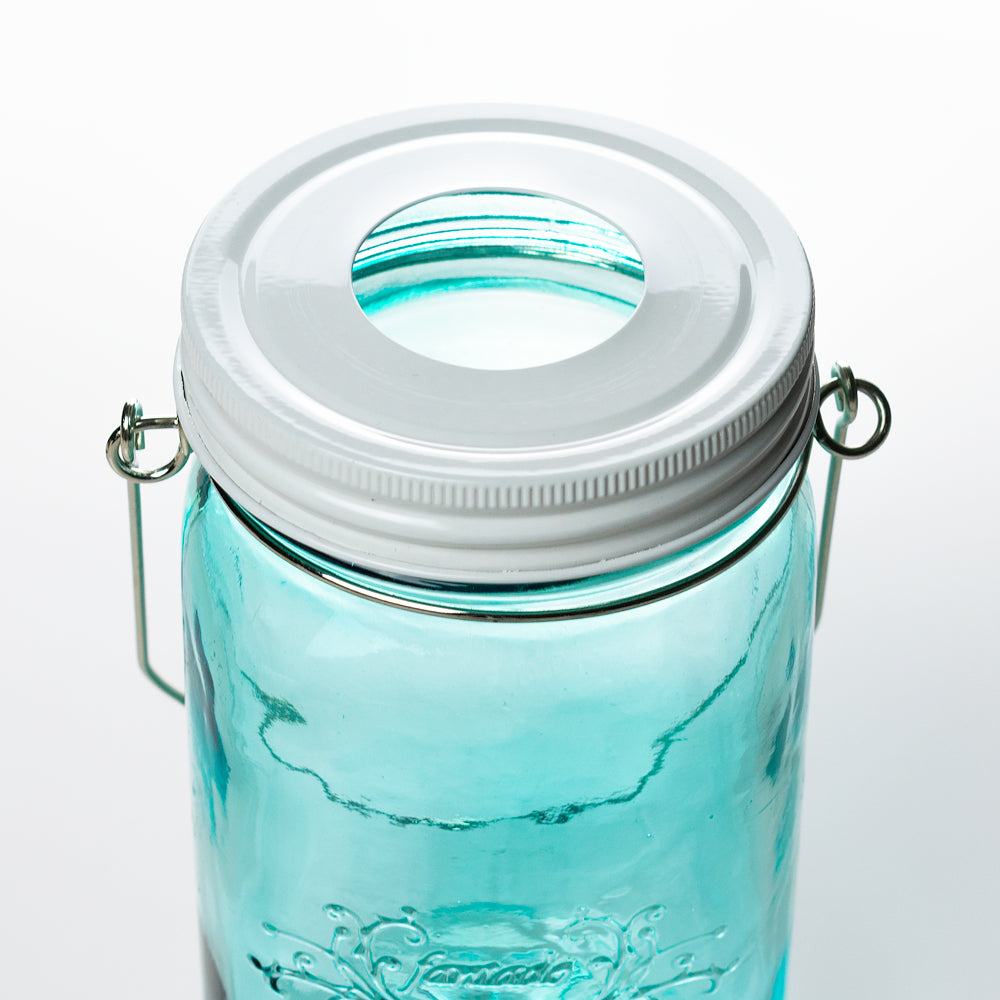 Fantado Wide Mouth Mason Jar Pendant Light Cord Kit Lid (White, Lid Only) - PaperLanternStore.com - Paper Lanterns, Decor, Party Lights &amp; More