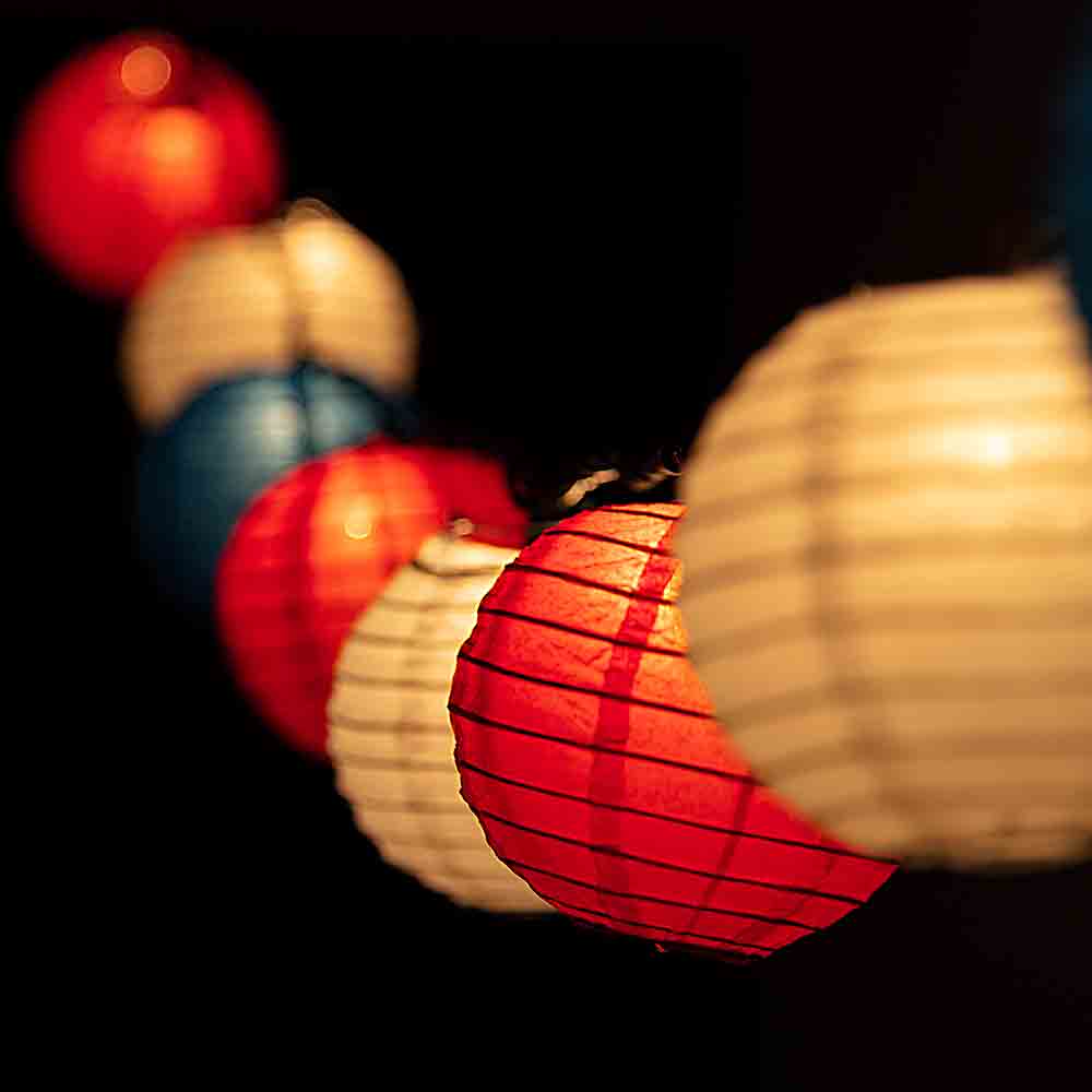 10 Indoor Incandescent Mini String Lights, 8.35 FT Black Cord - PaperLanternStore.com - Paper Lanterns, Decor, Party Lights & More