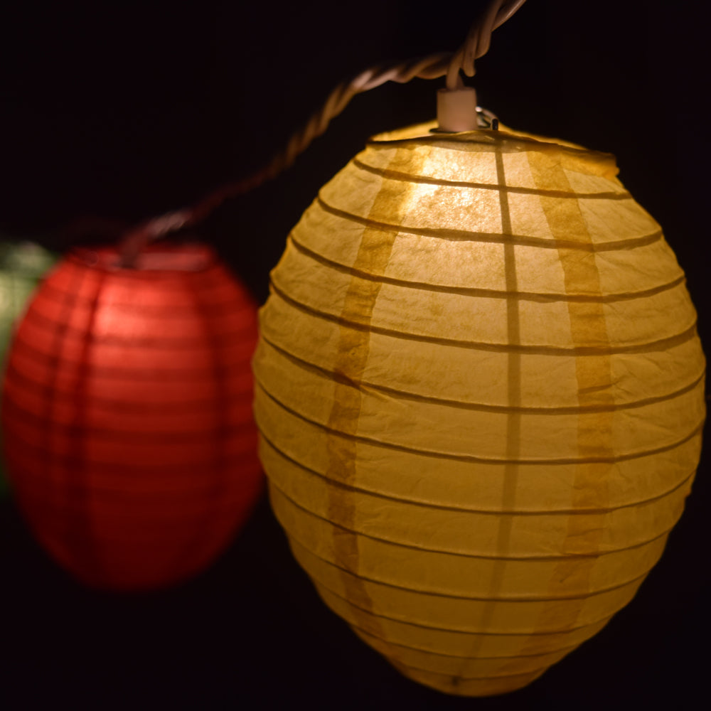 Multi-Color Kawaii Shaped Paper Lantern String String Lights (8FT, Expandable) (UL Listed) - PaperLanternStore.com - Paper Lanterns, Decor, Party Lights &amp; More